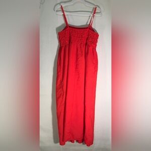 A NEW DAY women's Vibrant Red Maxi Skirt Made In India